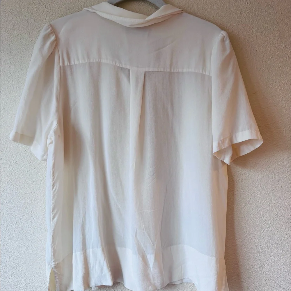 Everlane The Clean Silk Puff Sleeve - Picture 4 of 5